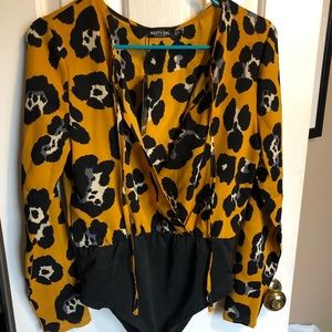 Leopard bodysuit